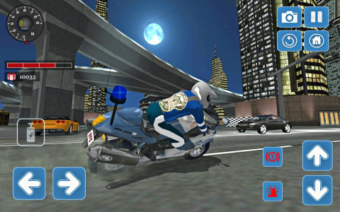 اسکرین شات بازی City Police MotorBike 3D Sim 7