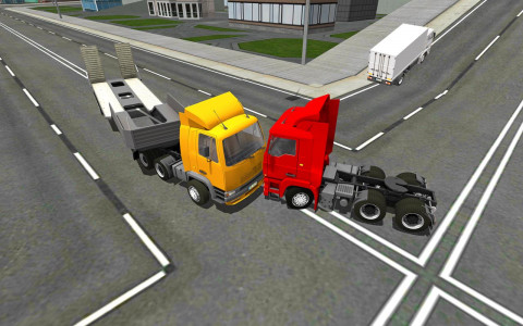 اسکرین شات بازی Euro Truck Driving Sim 2018 3D 1