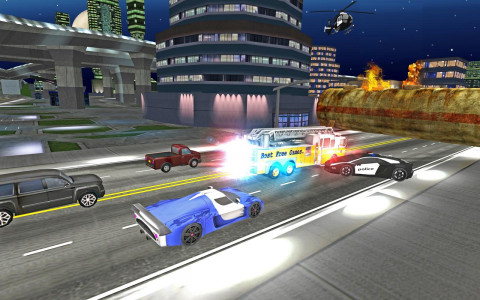 اسکرین شات بازی Fire Truck Rescue Driving Sim 4