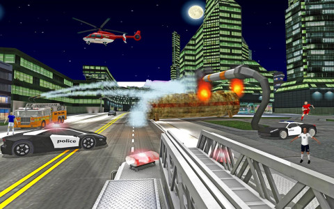 اسکرین شات بازی Fire Truck Rescue Driving Sim 6