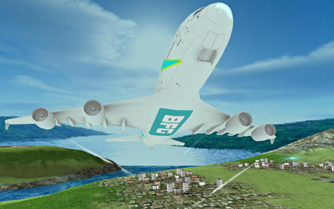 اسکرین شات بازی Fly Plane Flight 3D Airplane 7