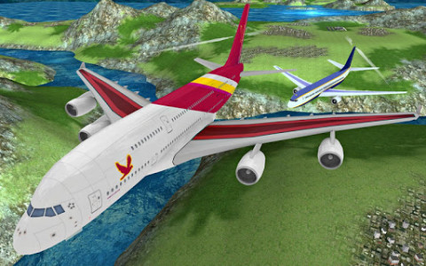 اسکرین شات بازی Fly Plane Flight 3D Airplane Simulator 6
