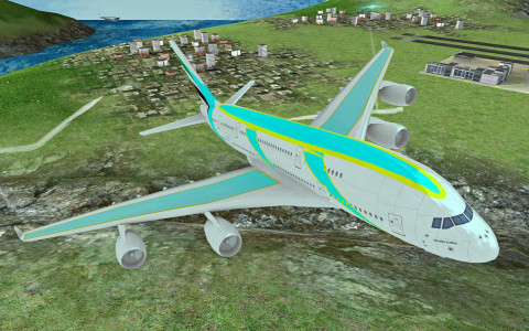 اسکرین شات بازی Fly Plane Flight 3D Airplane 5