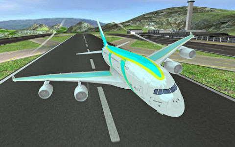 اسکرین شات بازی Fly Plane Flight 3D Airplane Simulator 4