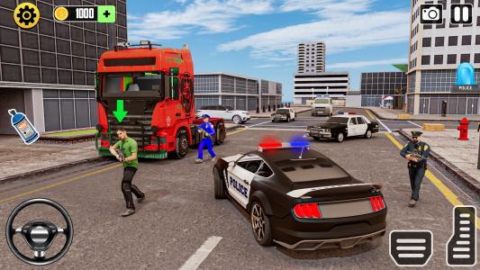 اسکرین شات بازی US Police Cop Car Driving Game 3