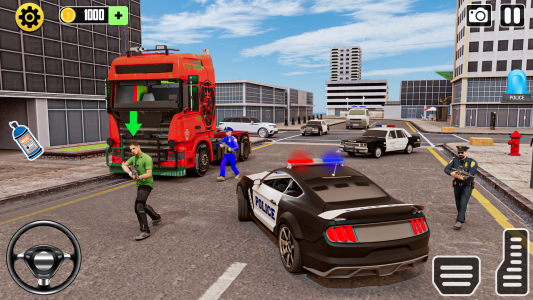 اسکرین شات 3 بازی US Police Cop Car Driving Game