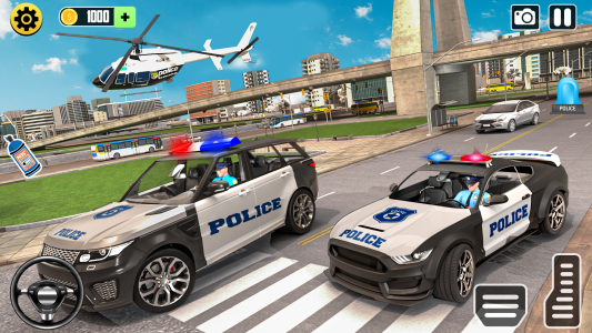 اسکرین شات بازی US Police Cop Car Driving Game 1