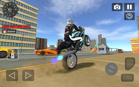اسکرین شات بازی Sports bike simulator Drift 3D 1