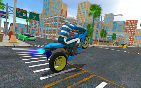 اسکرین شات بازی Sports Bike Simulator 3D 2018 2