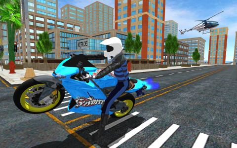 اسکرین شات بازی Sports Bike Simulator 3D 2018 4