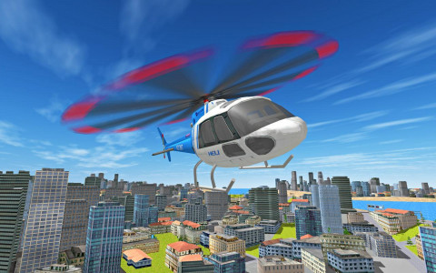 اسکرین شات بازی City Helicopter Flight 8