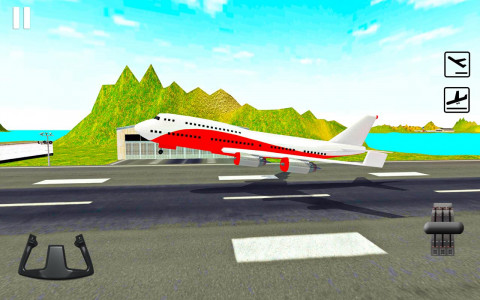 اسکرین شات برنامه Airplane Pilot - Flight Sim 4