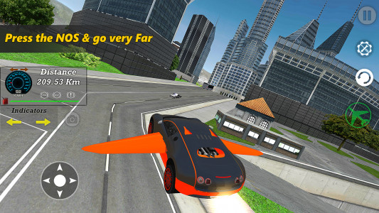اسکرین شات برنامه Real Flying Car Simulator 8