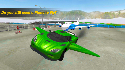 اسکرین شات برنامه Real Flying Car Simulator 5