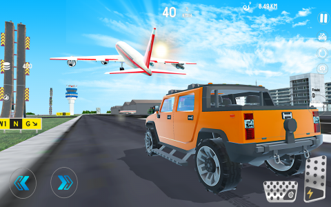 اسکرین شات برنامه Flying Car Crash Simulator 3