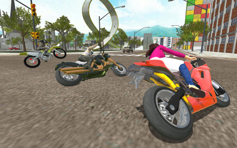 اسکرین شات بازی Motorbike Rush Drive Simulator 1