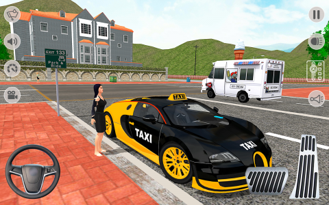 اسکرین شات بازی Sleepy Taxi - Car Driving Game 1