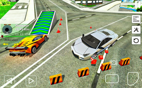 اسکرین شات برنامه Car Simulator - Stunts Driving 4