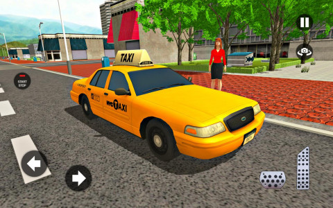 اسکرین شات برنامه Real Taxi Car Simulator Driver 1