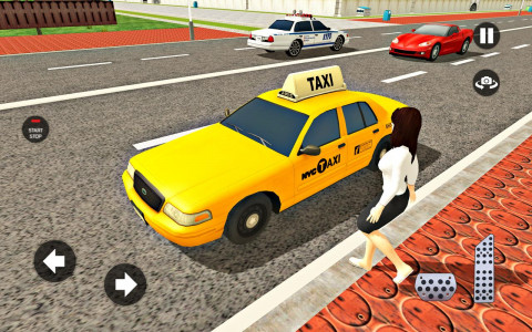 اسکرین شات برنامه Real Taxi Car Simulator Driver 4