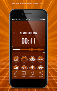 اسکرین شات برنامه Voice Changer App 3