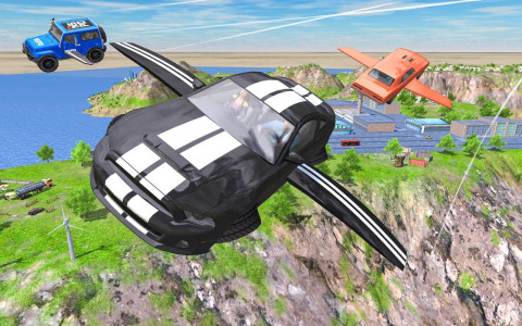 اسکرین شات 3 بازی Flying Car Extreme Simulator