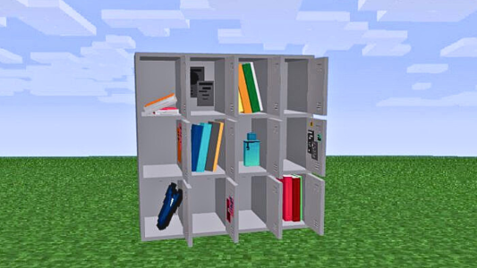 اسکرین شات 3 بازی School Equipment Mod Minecraft