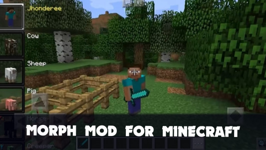 اسکرین شات برنامه Morph Mod for Minecraft PE 1