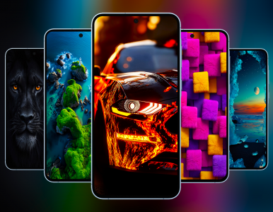 اسکرین شات 1 برنامه Galaxy A55 5G Wallpaper