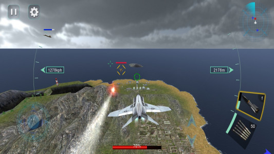 اسکرین شات بازی جنگنده‌های آسمان | نسخه مود شده 4