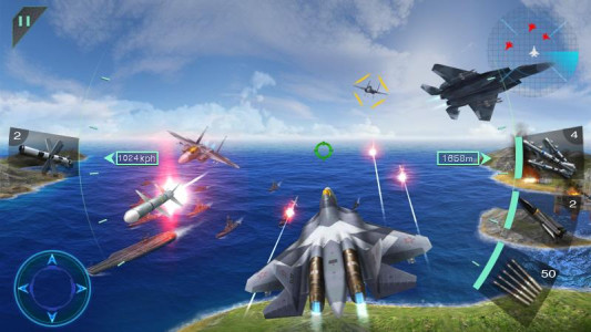 اسکرین شات بازی Sky Fighters 3D 1