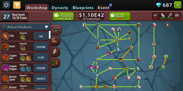 اسکرین شات 6 بازی Crafting Idle Clicker