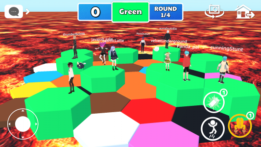 اسکرین شات 3 بازی Floor Is Lava - PVP & Nextbots