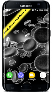 اسکرین شات برنامه Blood Cells Particles 3D Parallax Live Wallpaper 2