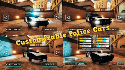 اسکرین شات بازی Police Car Driving In City 1