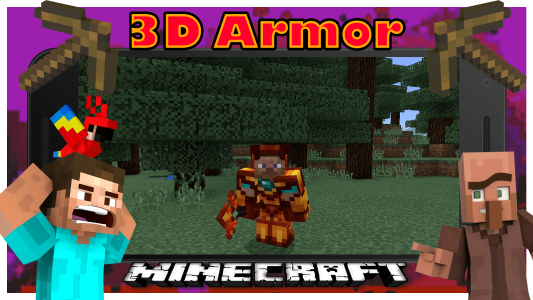 اسکرین شات برنامه 3D Armor Mod Minecraft MCPE 3