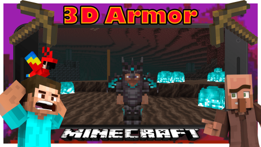 اسکرین شات برنامه 3D Armor Mod Minecraft MCPE 1