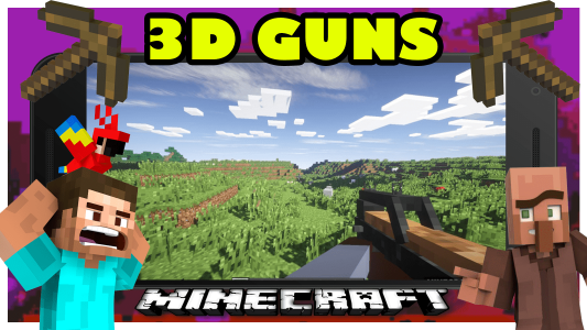 اسکرین شات برنامه 3D Gun Mod Minecraft Simulator 2