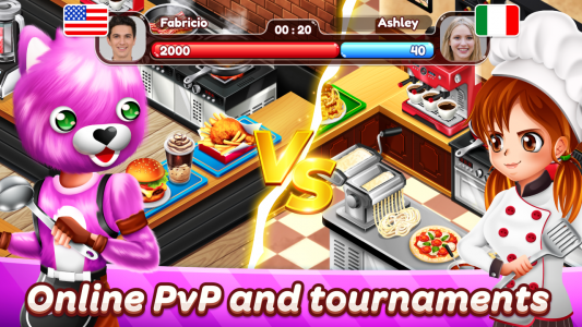 اسکرین شات بازی Cafe Panic: Cooking games 3