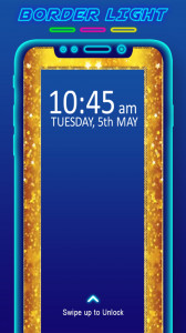 اسکرین شات 4 برنامه Border Light - LED Wallpaper