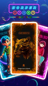 اسکرین شات 2 برنامه Border Light - LED Wallpaper