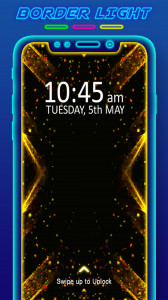 اسکرین شات 2 برنامه Border Light - LED Wallpaper