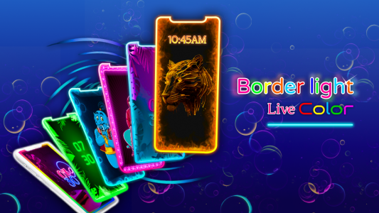 اسکرین شات 4 برنامه Border Light - LED Wallpaper