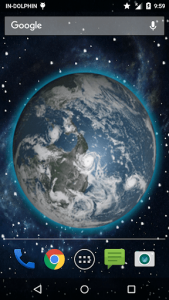 اسکرین شات برنامه 3D Moving Earth Live Wallpaper 2