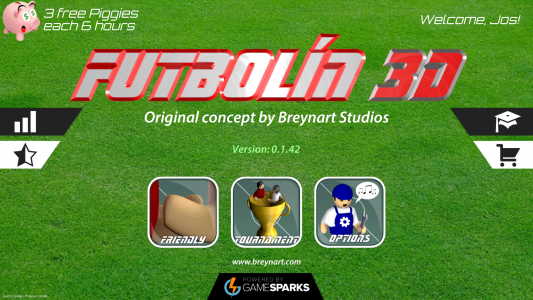 اسکرین شات بازی 3D Foosball 8