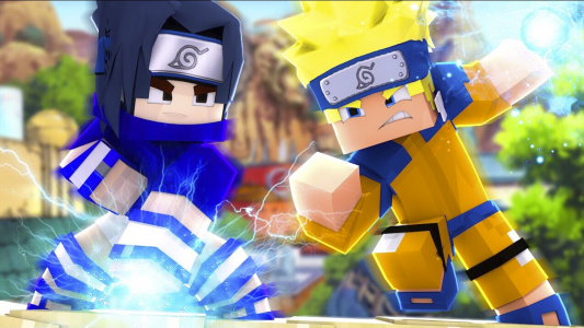 اسکرین شات برنامه Anime Naruto Mod for Minecraft 3