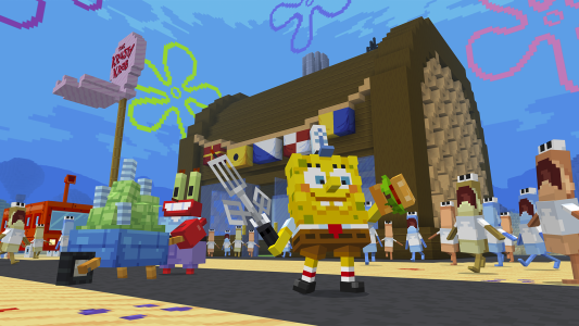 اسکرین شات بازی Mods SpongeBob for Minecraft 2