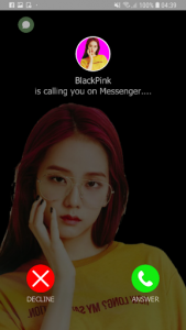 اسکرین شات برنامه Bts and BlackPink call me : Kpop Fake Call 2020 7
