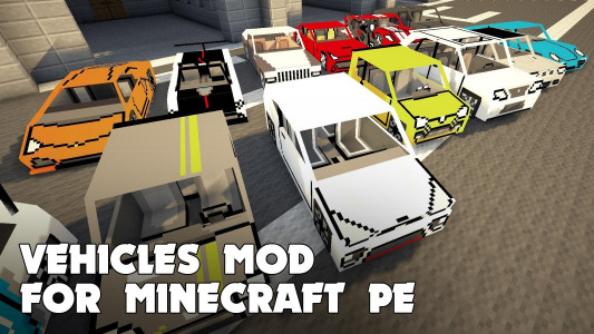 اسکرین شات برنامه Vehicles Mod for Minecraft PE 1