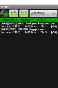 اسکرین شات برنامه WPSPIN. WPS Wireless Scanner. 4